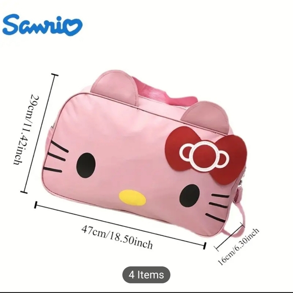 Sanrio Hello Kitty travel bag. Color: White - Picture 4 of 4